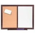 Alfred Music Dry-Erase Bulletin Board Combo; 24 in. x 18 in.; Mahogany SW127769